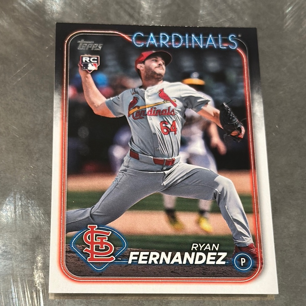Topps Gray and Red Cardinals Card Game